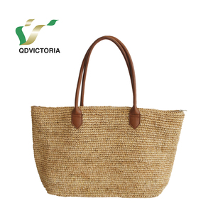 Borsa da spiaggia a spalla singola da donna bella stile unico borsa all'uncinetto da spiaggia <span class=keywords><strong>in</strong></span> <span class=keywords><strong>rafia</strong></span> naturale fatta a mano stilista - Product Image 1
