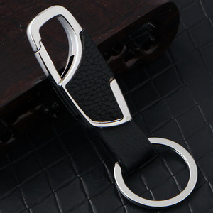 Portachiavi Classico da <span class=keywords><strong>Uomo</strong></span> in Pelle PU con Cinturino da Cintura e Anello Portachiavi in Metallo per <span class=keywords><strong>Auto</strong></span> - Product Image 5