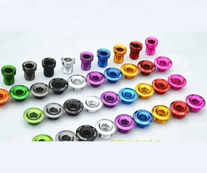 18033 M15/M18/M20 CNC Alloy Colored Bicycle Chainwheel Crank Cap Bolt