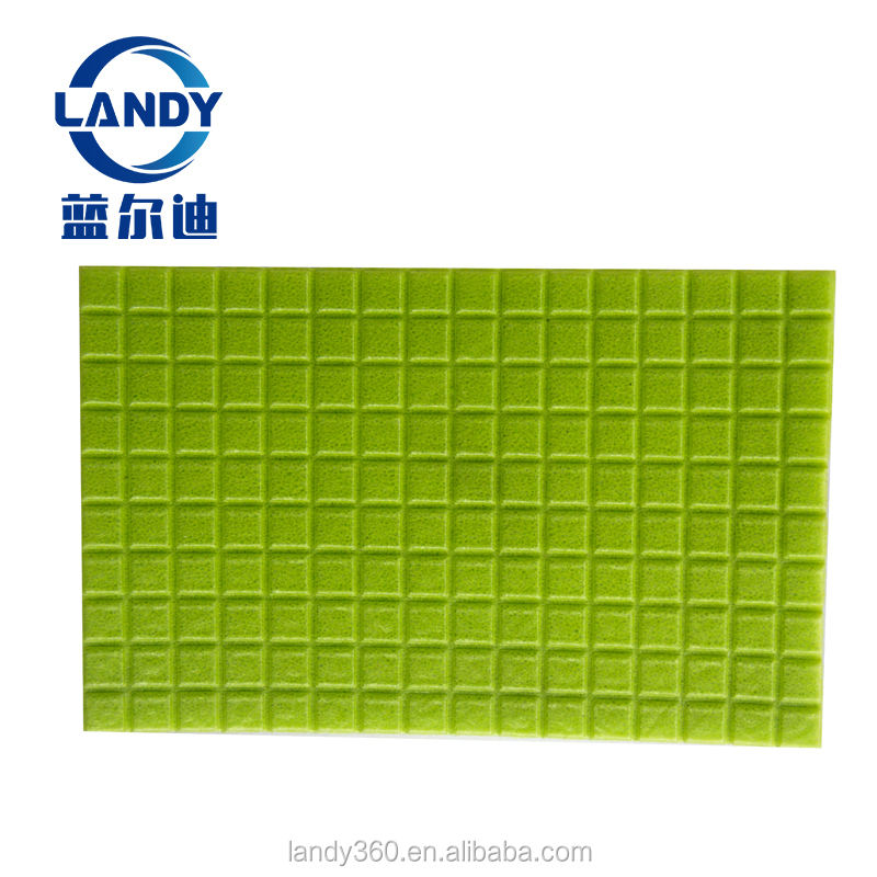 Cubierta de piscina verde