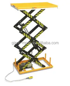 Chất lượng cao dễ dàng-hoạt động giá rẻ giá dọc ổn định Ba Scissor Lift bảng