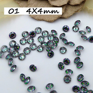 Nueva encanto negro afilado AB <span class=keywords><strong>Zircon</strong></span> Rhinestone del arte del clavo cristal <span class=keywords><strong>gema</strong></span> - Product Image 2