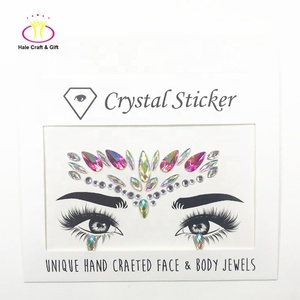 Autocollants en cristal de haute qualité pour le corps en acrylique, bijoux, pierres précieuses pour le <span class=keywords><strong>visage</strong></span> - Product Image 2