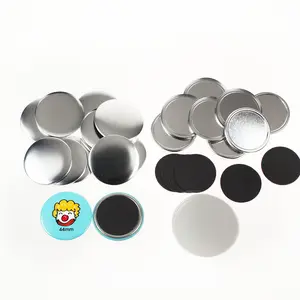 Hot Sale Hochwertige runde 44mm Gummi Kühlschrank Magnet knopf Abzeichen