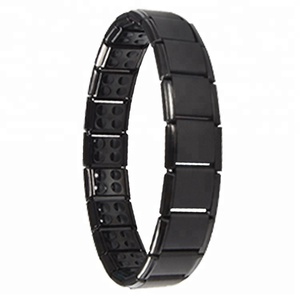 Bracciale Giapponese Trendy con Gancio Magnetico Anti-radiazioni in Germanio e Acciaio Inossidabile Nero <span class=keywords><strong>per</strong></span> Anniversario - Product Image 6