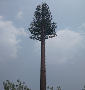 Torre de árbol de acero galvanizado, torre de señal de telecomunicaciones, fabricada en China - Product Image 3