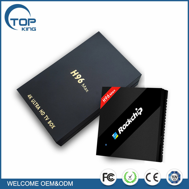 2017 Meilleur prix de H96 MAX RK3399 2G 16G Iptv Set Top Box en gros android smart tv ott 6.0 boîte
