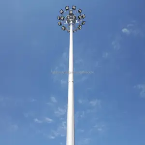 15 meter heavy duty antenne mast telecom monopole turm preis