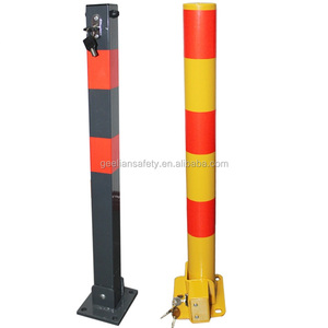 Barrière de <span class=keywords><strong>stationnement</strong></span> noir/argent jaune pour voiture, sans verrouillage, barrière de PARKING, <span class=keywords><strong>anti</strong></span>-vol, barrière de parking, poste - Product Image 3