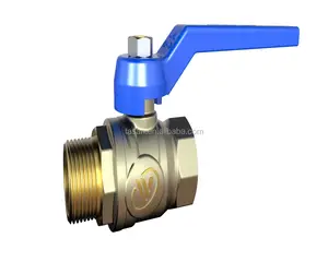 S1250 05 CE Hot Sale Full Port Ful BoreDN15 PN16 Male Thread Long Handle Brass Ball Cock Valve