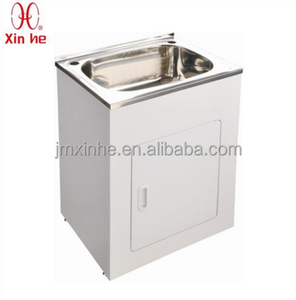 Wastafel Cuci Pakaian Stainless Steel Kapasitas Besar 30L/38L/45L dengan Kabinet - Product Image 5