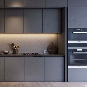 आधुनिक डिजाइन लकड़ी रसोई कैबिनेट ठोस लकड़ी रसोई कैबिनेट सफेद एल्यूमीनियम रसोई कैबिनेट - Product Image 2