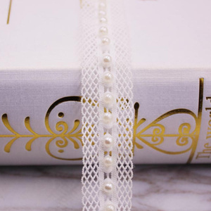 Vente en gros de perles de travail à la main maille élastique coupe de dentelle pour accessoire de bijoux - Product Image 3