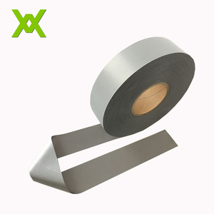 Khả năng hiển thị cao 3m phản quang Dải may trên quần áo ánh sáng cao cảnh báo bạc TC phản quang vải băng cho an toàn quần áo - Product Image 6