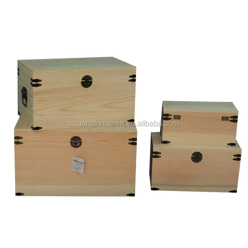 Home Organization Wooden lockable storage box in hot sale