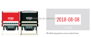 Nuevo diseño de gran tamaño sello auto entintado digital fecha <span class=keywords><strong>hora</strong></span> sello auto entintado sello de goma - Product Image 2