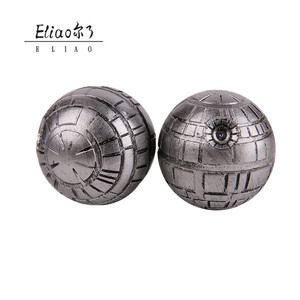 Erliao เครื่องบดยาสูบทำจากเรซิ่นทรงกลม3ชั้นเครื่องบดสมุนไพรสำหรับสูบ - Product Image 3