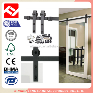 Alta Calidad Plana Puerta de Granero Track Sliding Barn Door Hardware kits - Product Image 1