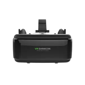 Óculos 3d de realidade virtual, óculos vr headset para relógio de filmes