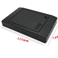 Lecteur de cartes intelligentes sans contact NFC/RFID sécurisé, boîtier électronique et d'instruments en ABS avec bloqueur de puce IC, boîtier de lecteur RFID