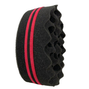 Éponge à cheveux professionnelle 8 ondes pour barbier, <span class=keywords><strong>brosse</strong></span> torsadée, vente en gros, OEM accepté, nouveauté très demandée - Product Image 2