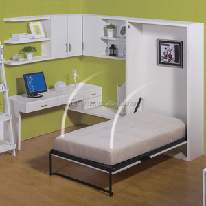 Lits muraux pliants faciles à assembler, <span class=keywords><strong>lit</strong></span> mural moderne Murphy <span class=keywords><strong>avec</strong></span> vérin à gaz et mécanisme de <span class=keywords><strong>bureau</strong></span> - Product Image 6