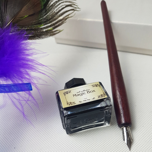 Set di penne In legno per <span class=keywords><strong>calligrafia</strong></span> Set di 6 <span class=keywords><strong>pennini</strong></span> In 1 inchiostro stazionario Set di penne regalo - Product Image 6