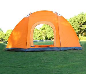 6-8 personnes Double Couche Deux Portes Camping 6-8 Personne Étanche Dôme <span class=keywords><strong>Abri</strong></span> Cabane Familiale Grand Hexagone tente (HT6083-4) - Product Image 1