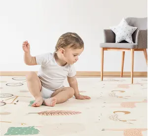 아기 놀이 매트 방수 XPE 부드러운 바닥 깔개 접이식 크롤링 카펫 아이 게임 활동 깔개 접이식 담요 교육 완구
