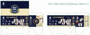 ชุดเครื่องครัวเตาแม่เหล็กไฟฟ้าสแตนเลส12ชิ้น2024สินค้ายอดนิยมของม้าตัวแรกหม้อทำความสะอาดเครื่องล้างจาน - Product Image 5