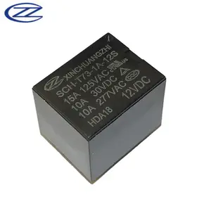 ממסר JQC 3FF 12VDC 1HS 551 12 V 15A ממסר 12 וולט אלחוטי ממסר