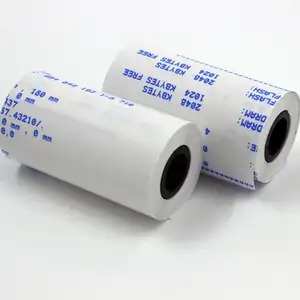 57Mm Giấy Nhiệt CuộN Nhà Máy Giấy Nhiệt 57Mm X 50Mm Hình Ảnh Màu Xanh