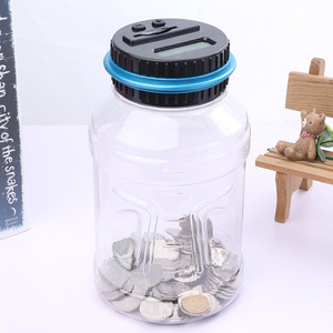 Coffre-fort électronique automatique en mousseline de soie, caisse à monnaie pour enfants, Transparent, vente en gros, avec grand minuterie - Product Image 4