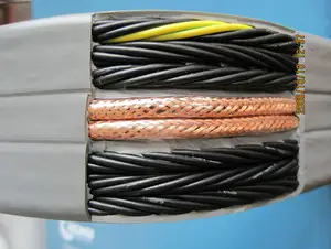 Flexible Control Cables for Elevators Flame Retardant Flexible Flat Traveling Cable for Elevator & Lifter & Conveyors