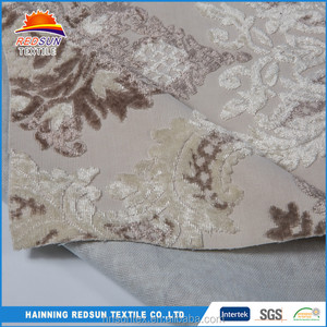 Haute Qualité meilleur prix floqué velours tissu <span class=keywords><strong>Textile</strong></span> de Maison - Product Image 1