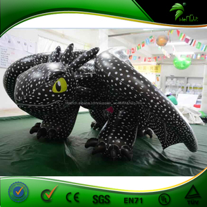 Hongyi Jouets de Sexe <span class=keywords><strong>Gonflable</strong></span> <span class=keywords><strong>Dragon</strong></span> Costume, Taches de neige et Noir <span class=keywords><strong>Gonflable</strong></span> Édenté Costume Jouets Pour Homme - Product Image 1