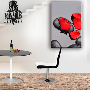 Romantic vela roja y rosa pop led lienzo de pintura de arte para los <span class=keywords><strong>amantes</strong></span> - Product Image 3