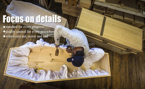 JS-E025 Professionele Funeral Fabriek Kist Bed
