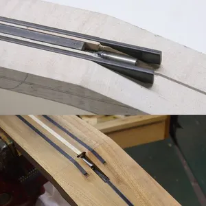 4mm genişlik 8mm yükseklik Karbon Fiber Gitar Kafes Çubuk