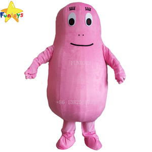 Funtoys CE rosa barbapapà Costume da mascotte bella <span class=keywords><strong>barba</strong></span> papà cartone animato per adulto - Product Image 1