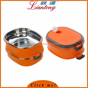 1800 ML 2 capas bento lunch box almacenamiento, saludable colorido niños lunch box - Product Image 4