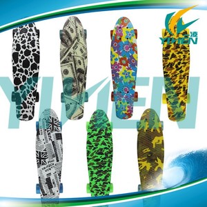 Impression Penny Board style Skate complète 22 " <span class=keywords><strong>Longboard</strong></span> <span class=keywords><strong>Retro</strong></span> Cruiser planche à roulettes - Product Image 1