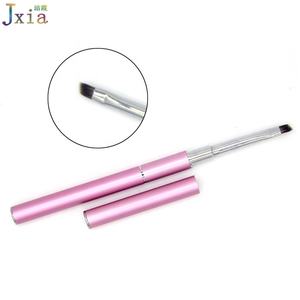 Brosse de <span class=keywords><strong>maquillage</strong></span> à sourcils Double face, outil professionnel avec poignée en métal, Double face, nouveauté - Product Image 4