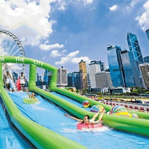 <span class=keywords><strong>1000ft</strong></span> Trượt Ngoài Trời Với Hồ Bơi Khổng Lồ Inflatable <span class=keywords><strong>Slide</strong></span> Thành Phố Khổng Lồ Trượt Nước Bơm Hơi Cho Người Lớn - Product Image 5
