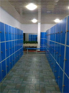 Rắn ABS nhựa Locker với đa khóa an ninh 3-ngăn thiết kế chống gỉ Knock-down lắp ráp - Product Image 3