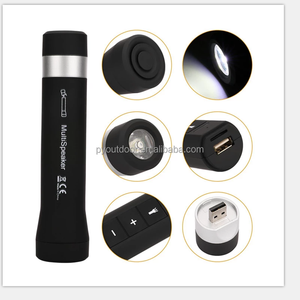 Chất lượng cao mini đa chức năng không thấm nước IPX5 LED Torch đèn pin không dây loa stereo với microphone âm nhạc - Product Image 4