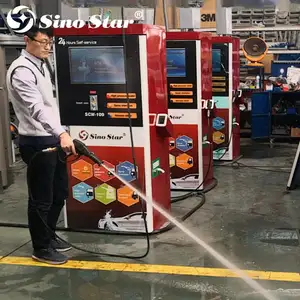 Yüksek verimli self servis araba yıkama makinesi araba yıkama yıkama istasyonu Sino Star