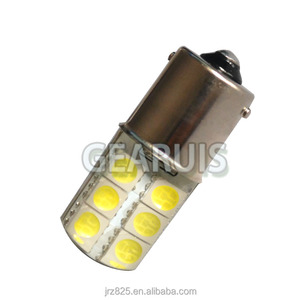 Gearuis 12V 2W P21W LED 5050 Silicone lạnh trắng 8000K xe pha lê lần lượt tín hiệu ánh sáng đèn đậu xe bóng đèn 1156 BA15S - Product Image 4