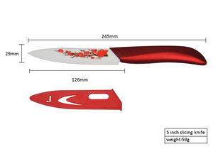 Hot Selling Top Quality Flower <strong>Ceramic</strong> Kitchen <strong>Knife</strong> <strong>Set</strong> - Product Image 3