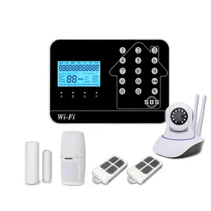 מפעל מחיר אלחוטי WIFI PSTN + GSM בית מעורר עם מגע דיגיטלי מפתח PST-WPG244